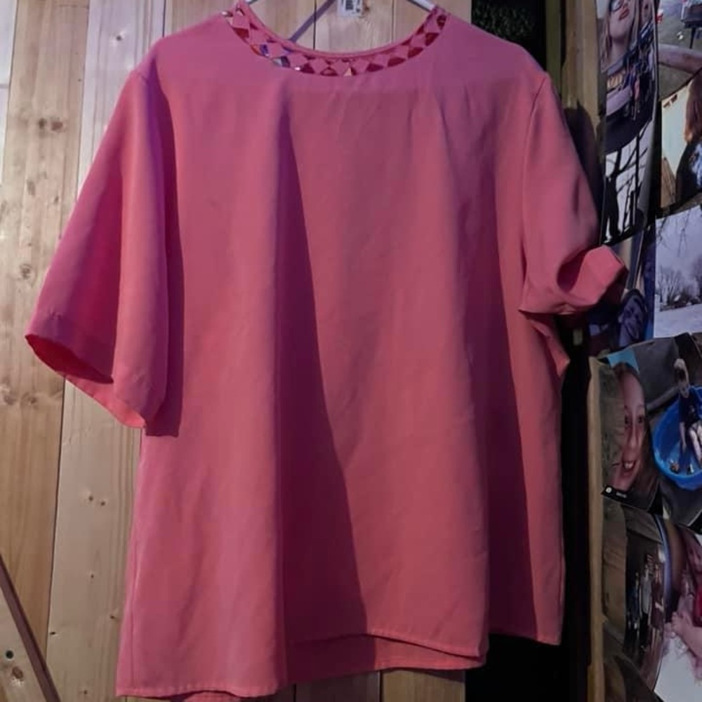 Pink silk dress shirt!